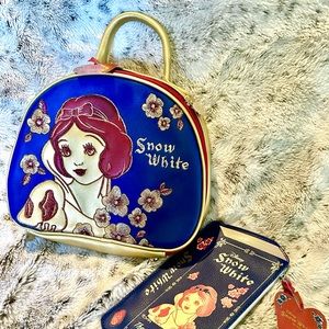 Snow White purse makeup bag and coin purse set